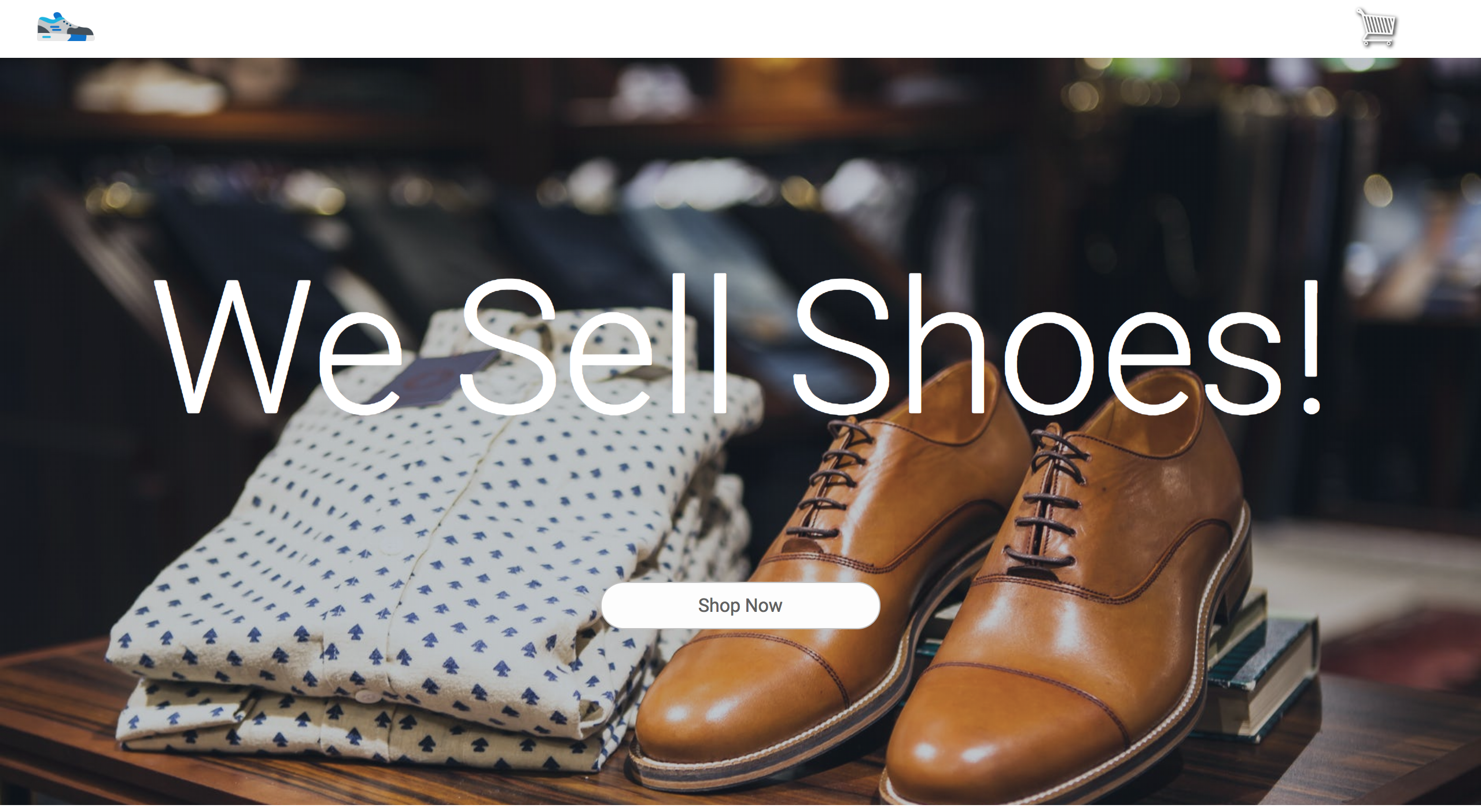 We sales sell shoes