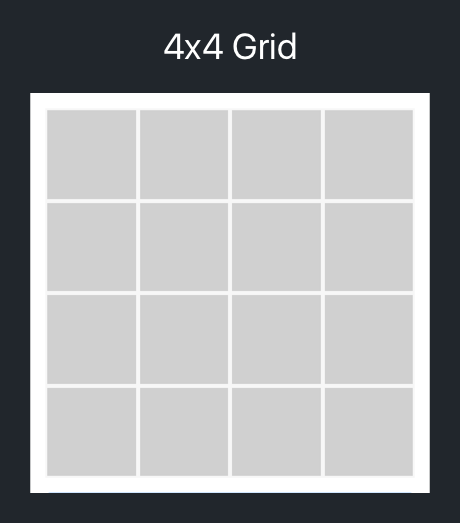 4x4 grid css