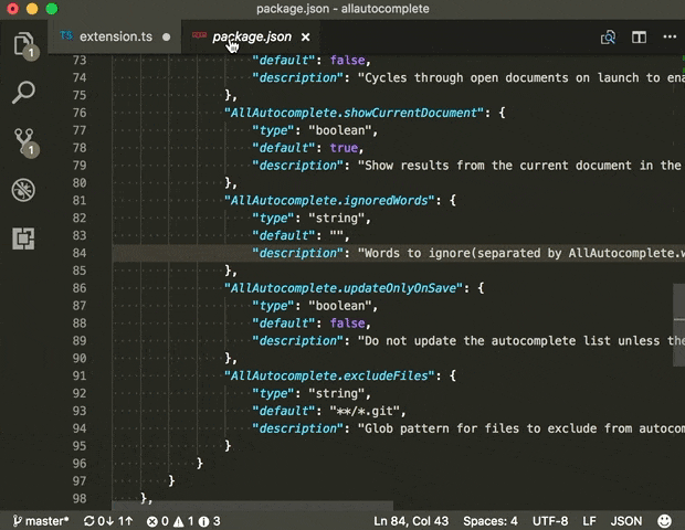 All Autocomplete Visual Studio Marketplace