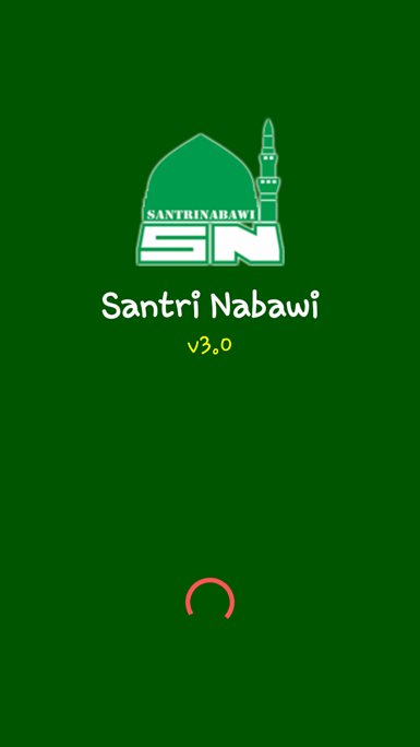 Splash Screen Santri Nabawi
