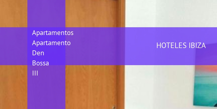 Apartamentos Apartamento Den Bossa III barato