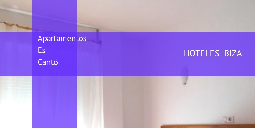 Apartamentos Es Cantó booking