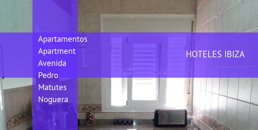 Apartamentos Apartment Avenida Pedro Matutes Noguera booking