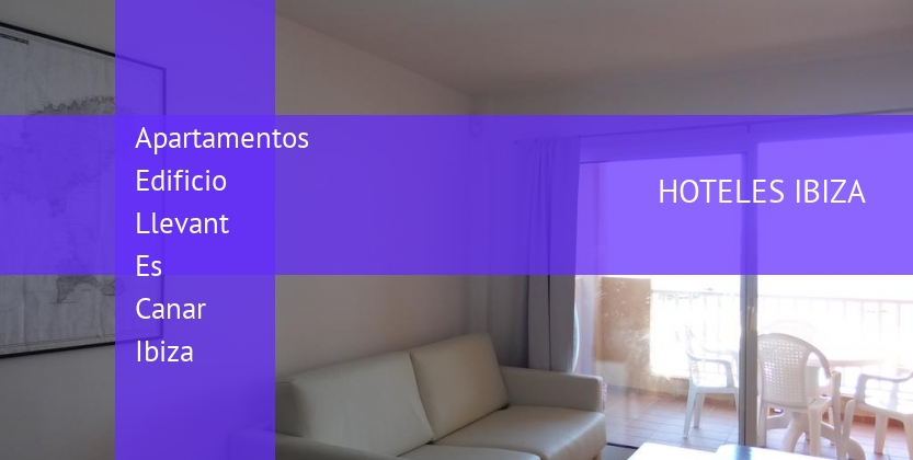 Apartamentos Edificio Llevant Es Canar Ibiza booking