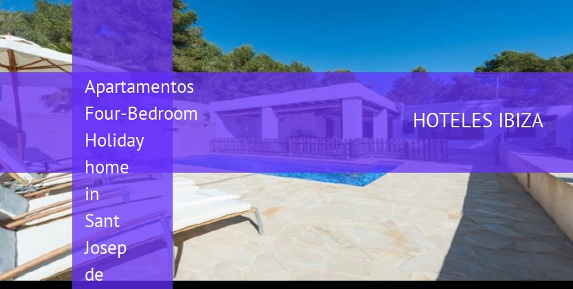 Apartamentos Four-Bedroom Holiday home in Sant Josep de Sa Talaia / San Jose with Terrace barato