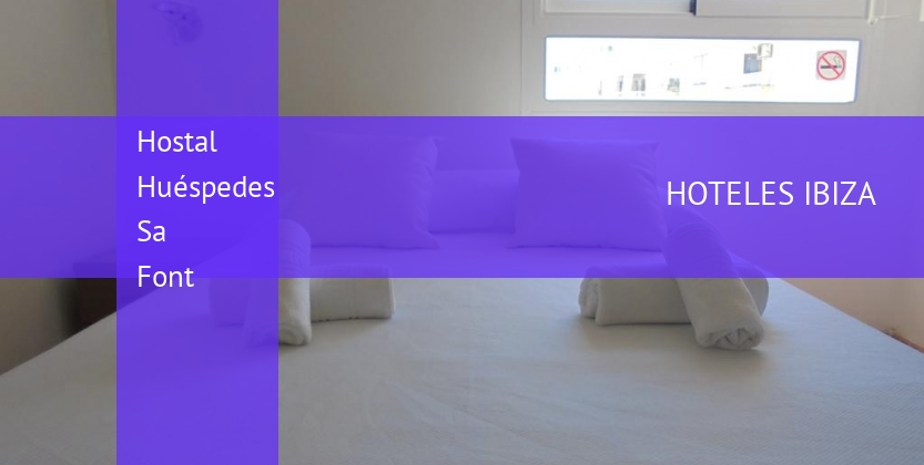 Hostal Huéspedes Sa Font booking