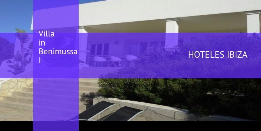 Villa in Benimussa I baratos