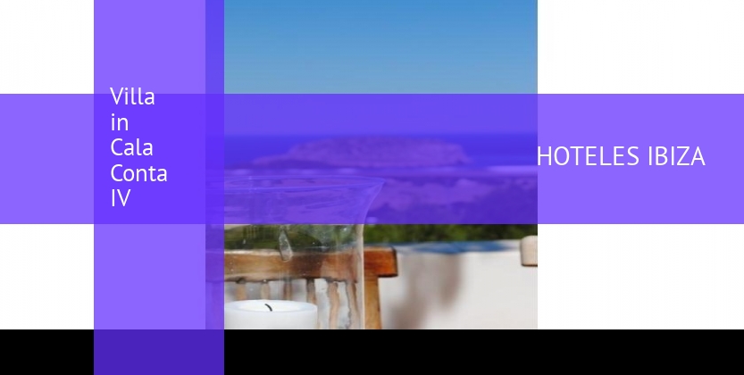 Villa in Cala Conta IV booking