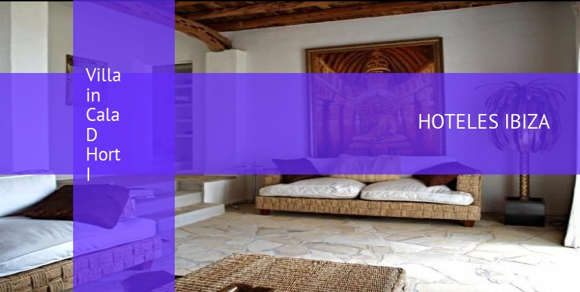 Villa in Cala D Hort I booking