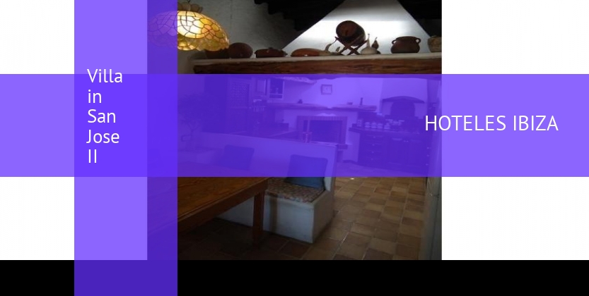 Villa in San Jose II booking