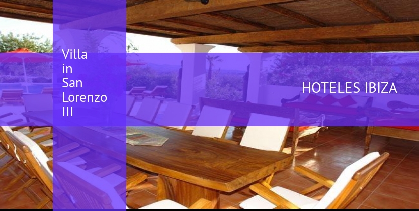 Villa in San Lorenzo III booking