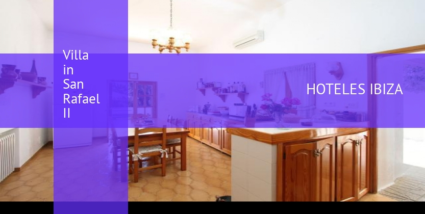 Villa in San Rafael II booking