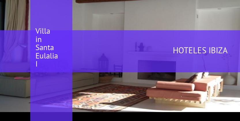 Villa in Santa Eulalia I baratos