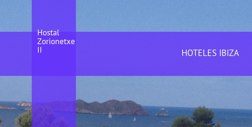 Hostal Zorionetxe II barato
