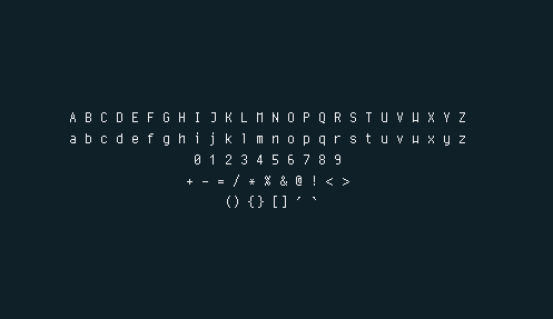 GitHub - Nitepone/cherry-font: simple bitmap font · GitHub
