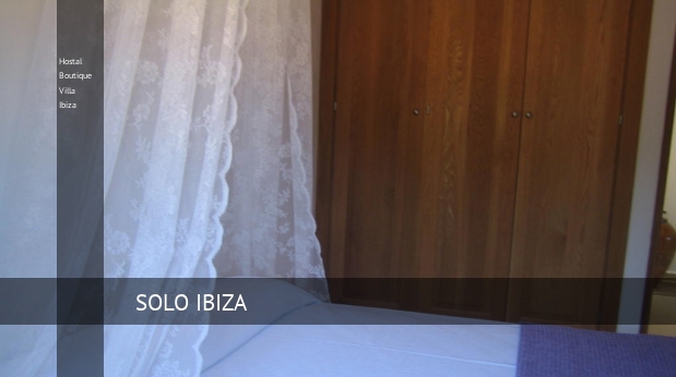 Hostal Boutique Villa Ibiza reservas