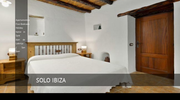 Apartamentos Five-Bedroom Holiday home in Sant Joan de Labritja / San Juan