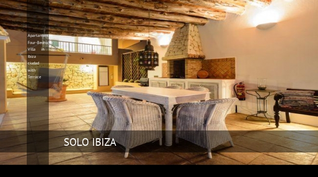 Apartamentos Four-Bedroom Villa in Ibiza ciudad with Terrace