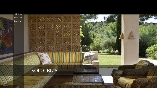 Holiday Villa in San Jose XIX Ibiza