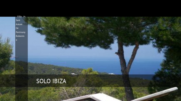 Villa in Sant Antoni De Portmany Baleares II booking